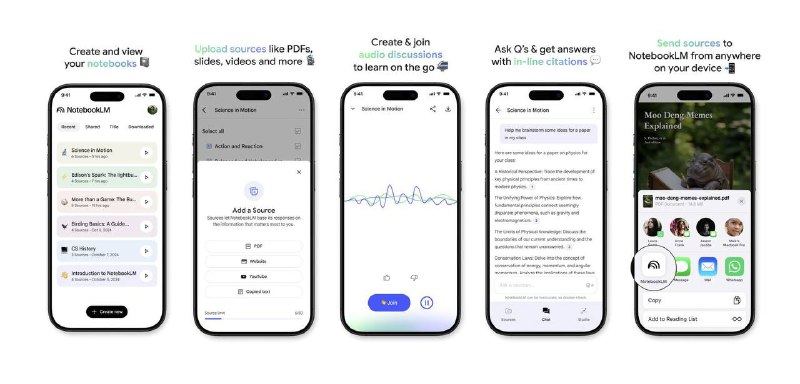 Google Notebook LM 即将推出 iOS 应用