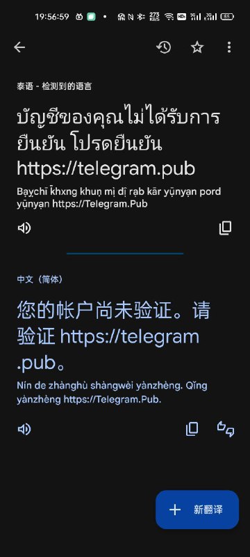 警惕tg钓鱼短信一种钓鱼短信正在广泛传播