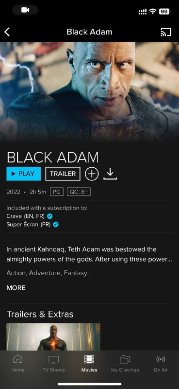 Black Adam 已在流媒体上线via Yutong🇨🇦🗒 标签: #HBO #黑亚当📢 频道: @GodlyNews1🤖 投稿: @GodlyNewsBot