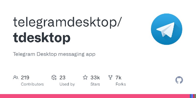 GitHub - telegramdesktop/tdesktop: Telegram Desktop messaging app
