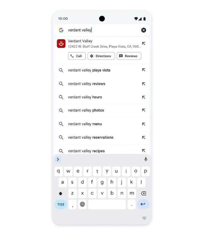移动端 Chrome 新增的快捷方式让你可以从地址栏直接拨打餐厅电话谷歌在移动端的 Chrome 中新增了“动作”功能，通过地址栏你就可以打电话、查看餐厅或其他商家的评论，甚至获取路线