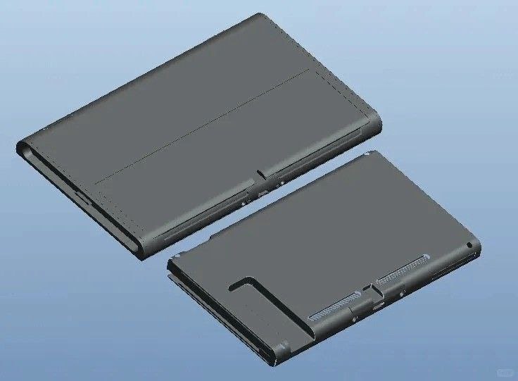 Switch2效果图和实物图疑曝光 大屏幕12GB内存近日据外媒VGC报道，网上出现据称是任天堂Switch 2的3D建模效果图及部分实物图