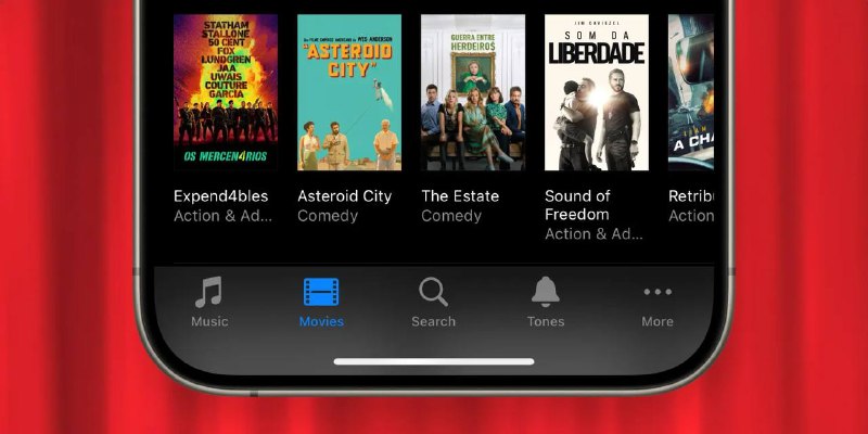 苹果将在iOS 17.2中逐步淘汰iTunes电影商店，将其与Apple TV应用程序合并在iOS 17.2和tvOS 17.2中，苹果引入了一种新的方式来浏览电视应用程序，通过侧边栏，用户可以在不同的部分之间快速跳转，包括搜索、立即观看、频道、商店和图书馆
