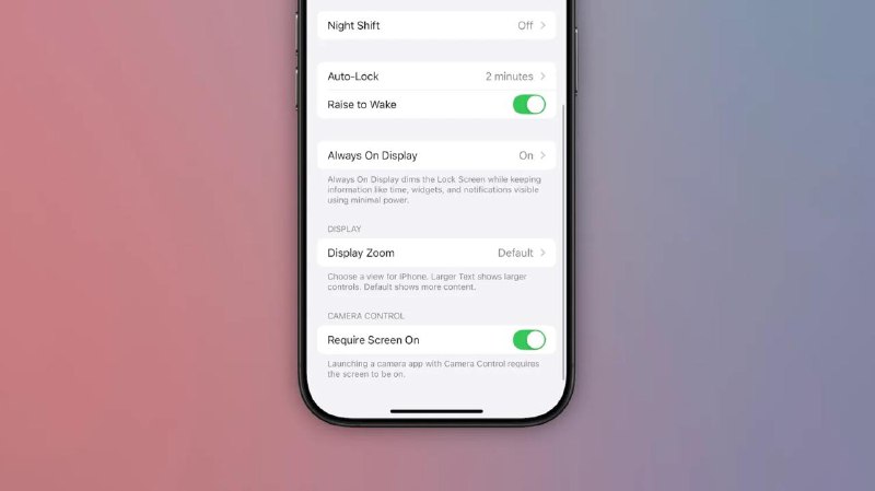 iOS 18.2 beta 3 无需亮屏，即可直接通过「相机控制」按钮直接进入相机iOS 18.2 beta 3 添加了另一个新的开关，用于个性化 iPhone 16 的摄像头控制