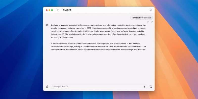 macOS 版 ChatGPT 应用因以明文存储对话而引发隐私担忧在本文发布后，OpenAI 发布了一个新版的 ChatGPT 应用程序，用于加密存储在 Mac 上的聊天记录