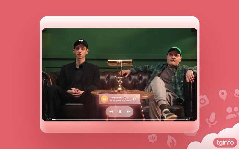 Telegram 推出视频广告横幅Telegram 推出了在观看视频内容时的新广告格式