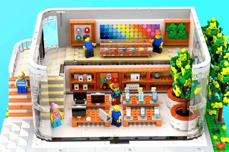 Lego 版 Apple Store 现身一位名为 legotruman 的 Reddit 用户创造了一款 Lego 版 Apple Store，并希望这款作品有朝一日能成为真正的 LEGO 套件