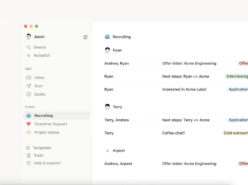 Notion 正在打造一款可定制的电子邮件应用这个具有 Notion 风格的邮件应用程序可以帮你自由地整理收件箱，并使用 Notion AI 来设置自动化功能