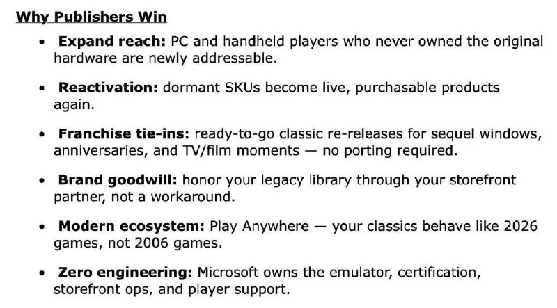 下一代 Xbox 或将兼容历代所有 Xbox 游戏一份泄露的备忘录显示，微软正在礼貌地请求各发行商允许其这样做