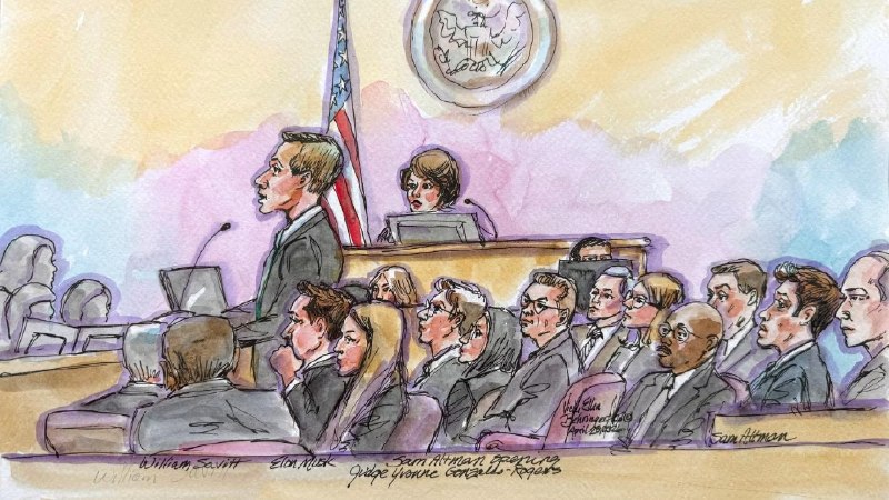 马斯克出庭，与OpenAI对簿公堂马斯克要求的补救措施包括：将Sam Altman和OpenAI总裁格雷格·布罗克曼(Greg Brockman)从这家AI公司的领导岗位上撤职；要求OpenAI的营利性部门向其非营利母公司支付超过1,800亿美元的赔偿金；以及撤销该公司最近向更传统的治理结构的转型