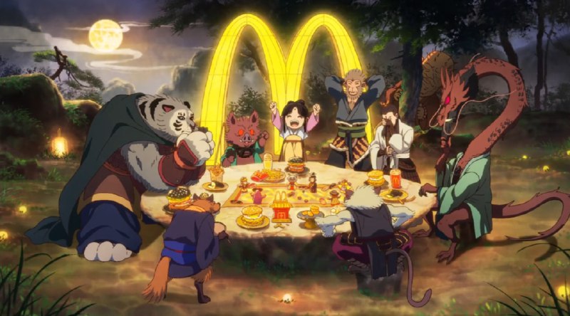 麦当劳 ×《黑神话：悟空》联动动画公布，蜘蛛精六妹登场游戏《黑神话：悟空》携手麦当劳，于今日公布了一段联动小动画 ——《如月而至金拱门》