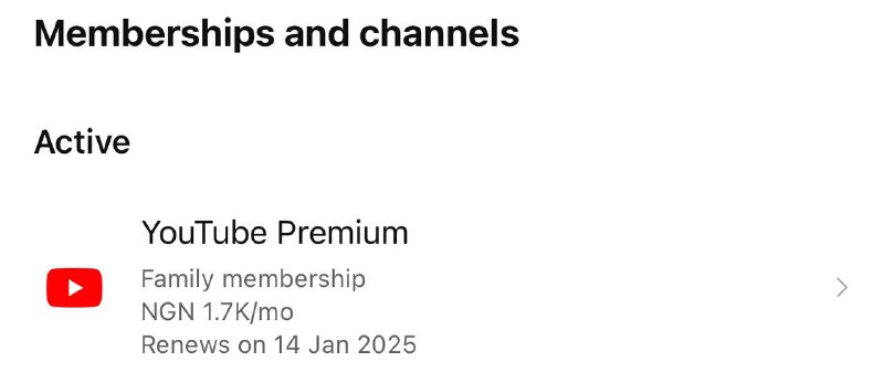 YouTube 这么幽默？上个月19号给我发邮件说要绑定尼日利亚卡，结果今天就提前扣款续费了🤔