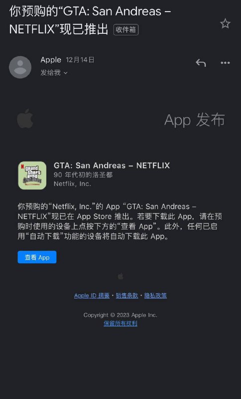 GTA三部曲现已登陆iOS 游玩需要Netflix 订阅，游戏下载好以后进入游戏还需要更新大概10 GB的安装包🗒 标签: #Netflix #GTA📢 频道: @GodlyNews1🤖 投稿: @Godlynewsbot
