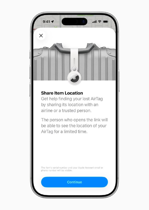 Apple 推出新款AirTag，连接范围更广、更易查找新款AirTag支持更强大的精确查找功能，蓝牙连接范围更大，扬声器更响亮