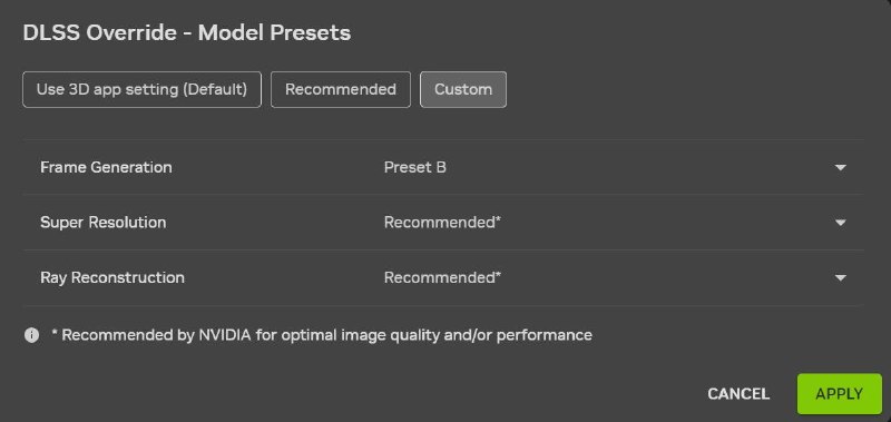 DLSS 4.5 动态多帧生成和 6 倍多帧生成现已发布DLSS 4.5已在NVIDIA App 最新测试版中上线