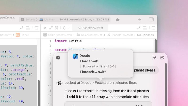 ChatGPT 现在可以与macOS上的应用协同工作ChatGPT for macOS 现在可以与你的应用程序协同工作了