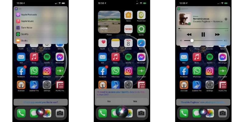 9to5Mac 消息: 你可以在 iOS 14.5 测试版中将 Spotify 设置为默认音乐播放器不知道苹果会不会将他带到正式版中.