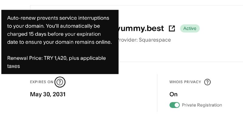 Google Domains邮件告知注册的域名正式被squarespace接管了，惊喜的是续费还是同价！🗒 标签: #Google #Squarespace📢 频道: @GodlyNews1🤖 投稿: @GodlyNewsBot