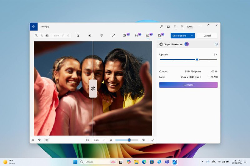 Windows 11将新增基于AI的搜索、生成式填充和其它AI功能微软正在扩展 Windows 11 的内置 AI 功能列表，增加了几项新功能，例如由 AI 支持的 Windows 搜索、