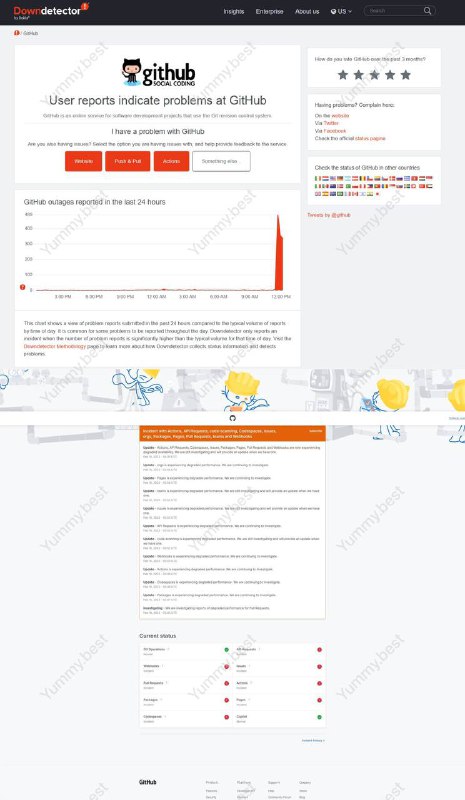 Github 确实是炸了