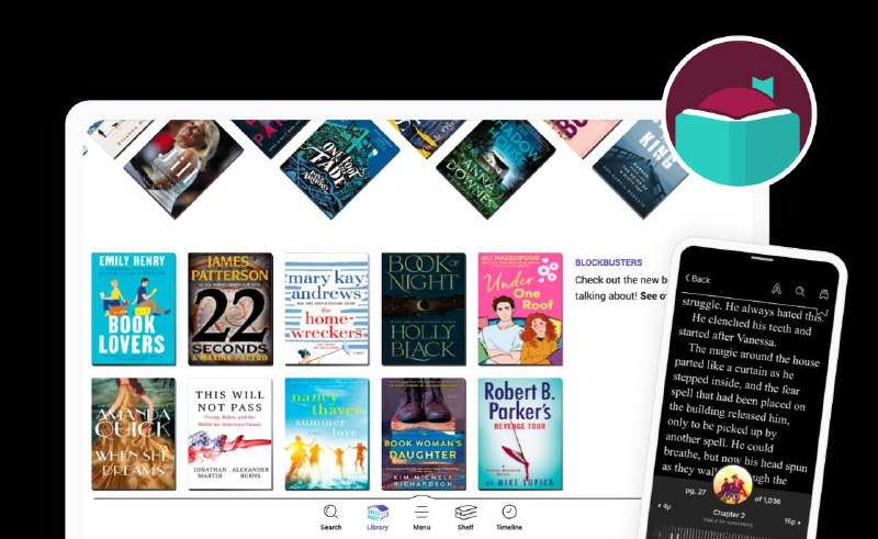 OverDrive 电子图书馆应用程序将于5月1日关闭，用户需迁移至 Libby，这是该公司新推出的应用程序，也允许您免费租借图书馆电子书