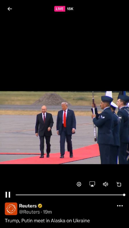 普京即将与特朗普在阿拉斯加进行会晤