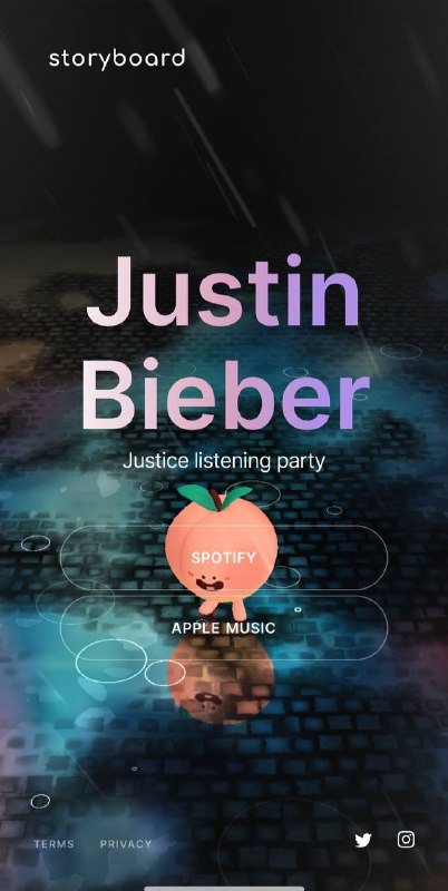 Justice listening party starts now