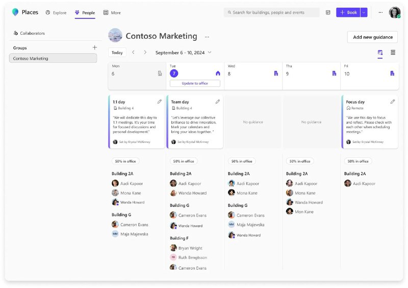 Microsoft Places：使用AI帮你找到下一个办公日的最佳时间微软正在尝试解决与同事协调大家何时到办公室的问题