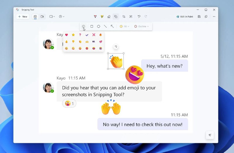 Windows 11 的截图工具将支持扫描二维码和表情符号微软终于在 Windows 11 的内置截图工具中添加了一种使用 QR 码的简便方法