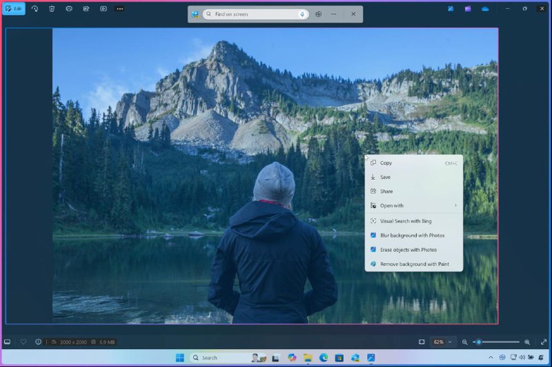 Windows 11将新增基于AI的搜索、生成式填充和其它AI功能微软正在扩展 Windows 11 的内置 AI 功能列表，增加了几项新功能，例如由 AI 支持的 Windows 搜索、