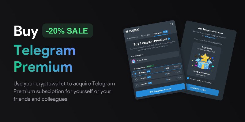 Telegram 宣布，现在起将支持使用 TON 订阅 Telegram Premium 🗒 标签: #Telegram #Premium 📢 频道: @GodlyNews1🤖 投稿: @GodlyNewsBot