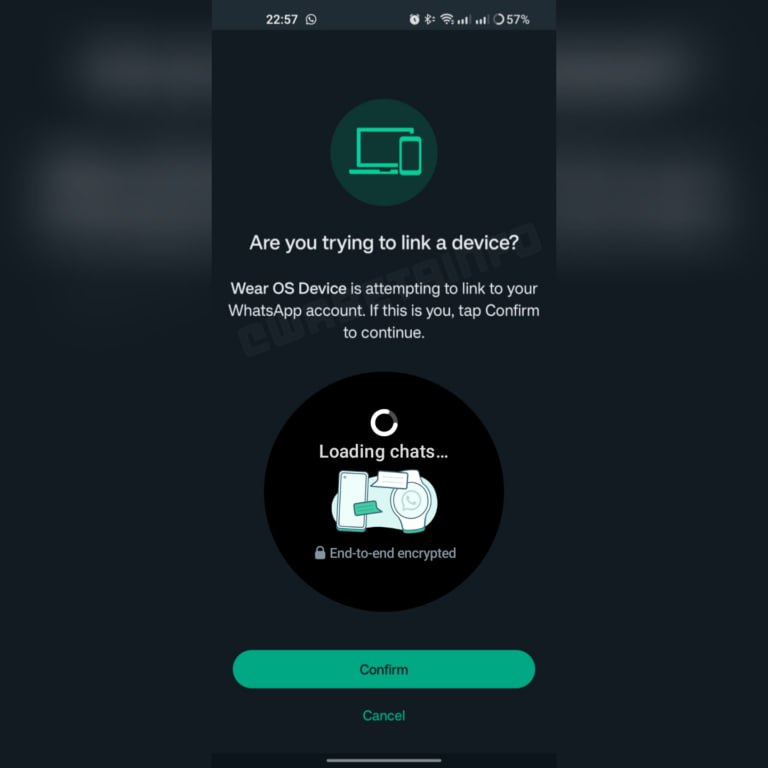 WhatsApp 现在可以在 Wear OS 上进行测试据 9to5Google 报道，WhatsApp 发布了一款用于 Wear OS 的官方应用，让其安卓应用的 beta 测试者能够从手腕上发送文本和语音信息