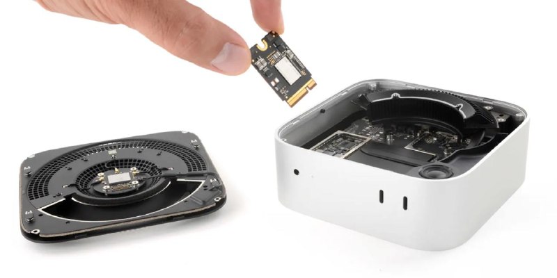 iFixit 拆解显示，尽管设计紧凑，新款 Mac mini 依然拥有“可维修的未来”从一开始，iFixit 就称赞尽管设计更加紧凑，Mac mini 仍然很容易拆解