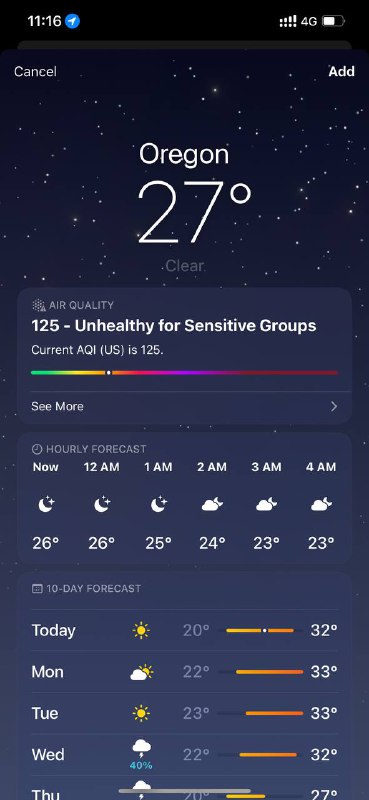 5天从46.7℃降到26℃，20度温差太恐怖了吧……5天从46.7℃降到26℃，20度温差太恐怖了吧……
