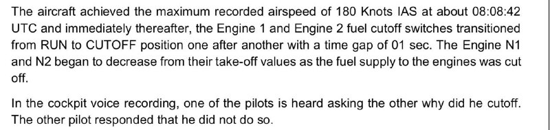 调查人员发布了关于印航 AI171 坠机事件的初步报告8:08:39：飞机起飞8:08:42：「燃油截止开关」从