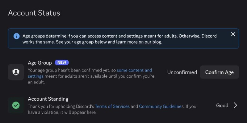 Discord 现在会自动估算你的年龄此前，由于存在隐私方面的担忧，验证计划一度暂停推出