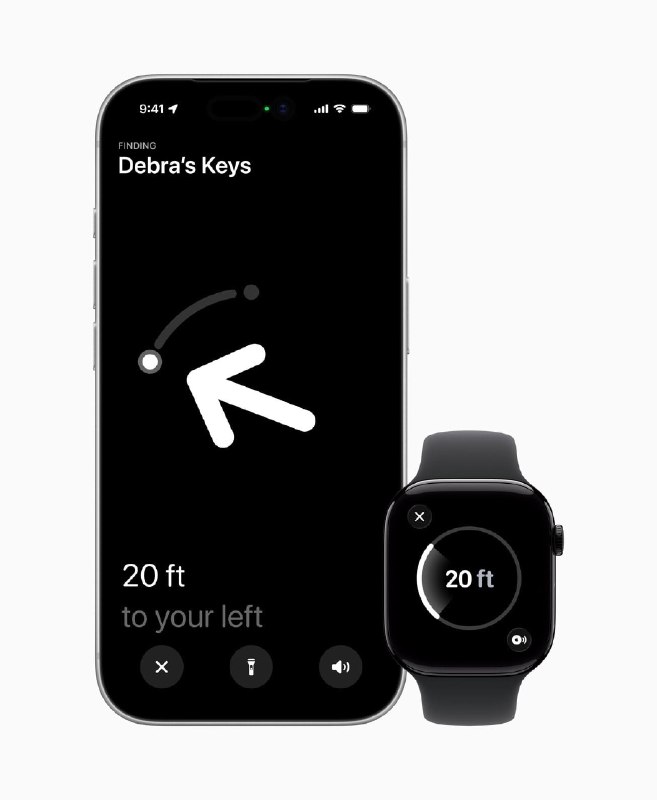 Apple 推出新款AirTag，连接范围更广、更易查找新款AirTag支持更强大的精确查找功能，蓝牙连接范围更大，扬声器更响亮