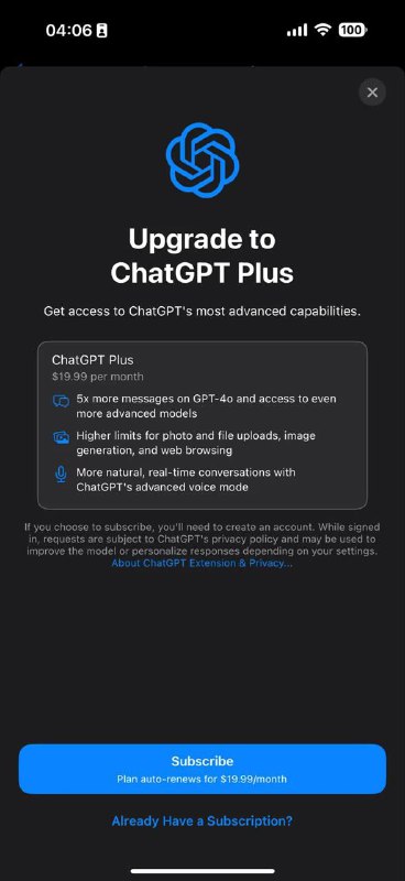 iOS 18.2 免费 ChatGPT 设每日用量限制　苹果鼓励用户升级 ChatGPT Plus苹果最新发布的 iOS 18.2 Developer Beta 2 中，为 Siri 引入了更深层次的 ChatGPT 整合，并新增了在「设置」内升级至 ChatGPT Plus 帐户的选项，为用户带来更丰富的 AI 体验