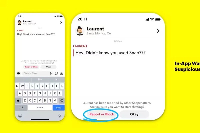 Snap 增加了新的警告和地区封锁来应对青少年“性勒索”骗局Snapchat 将自动屏蔽看起来像是骗子发来的好友请求