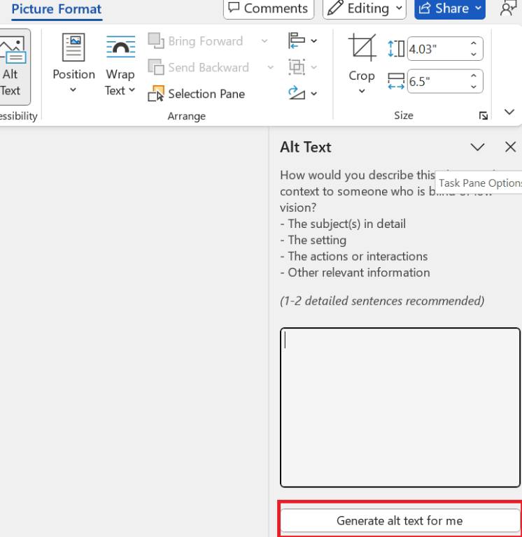 微软宣布，为Word和PowerPoint 带来AI生成功能在搭载生成式 AI 的 Word 和 PowerPoint 中，图片说明变得更丰富了！此更新适用于拥有 Microsoft 365 订阅并运行版本 2510（build 19328.20000）或更高版本的 Word 和 PowerPoint for Windows 用户