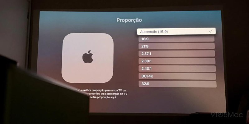 tvOS 18.2 为 Apple TV 增加了对 21:9 和其他纵横比的支持