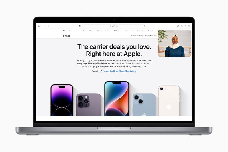 美国用户现在可以通过视频通话购买 iPhone苹果 推出了一种新的购买iPhone的方法，现在，您不必再商店或苹果官网上下单，而是通过视频通话在员工的帮助下在线购买设备
