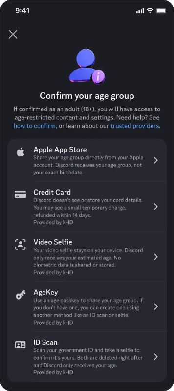 Discord 现在会自动估算你的年龄此前，由于存在隐私方面的担忧，验证计划一度暂停推出