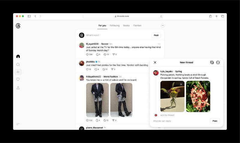 Threads 的官网正在从 .net 转移到 .com它还在测试一种方法，让用户可以上传其他平台（如 X）的关注列表