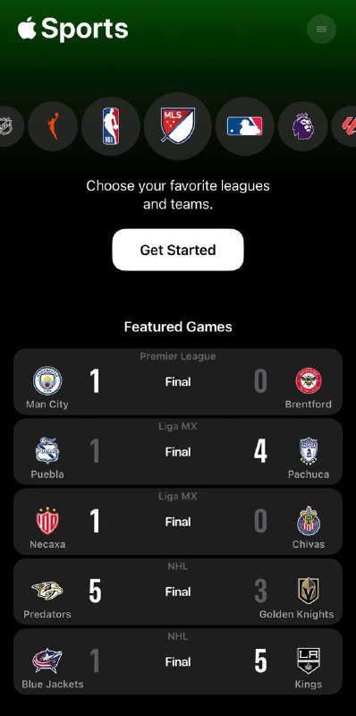 苹果发布 Apple Sports App，NBA、英超赛果即时知苹果今日发布全新免费应用程式“Apple Sports”，为爱好运动的用户提供了一个专属的最新比分和统计数据查询平台