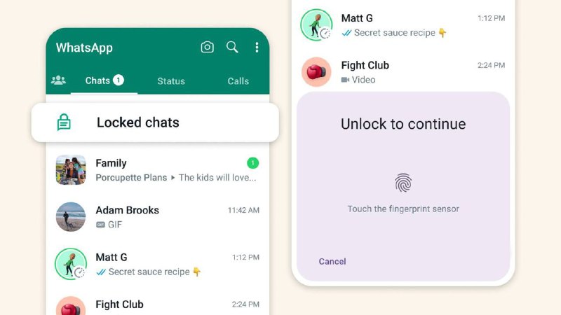 WhatsApp 加入“对话锁定”功能　让你将机密收藏起来WhatsApp 的用户很快就能锁定并隐藏一些对话内容，这要归功于一个新功能
