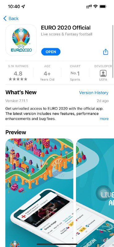 UEFA官方App