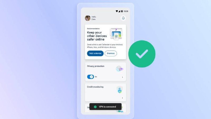 微软向美国/英国用户推出安全VPN 需订阅Microsoft 365个人或家庭版使用微软正在扩展 Microsoft 365 消费者版的订阅功能，新功能是 Microsoft Defender for Individuals (适用于家庭用户的 Microsoft Defender) 加密 VPN 服务