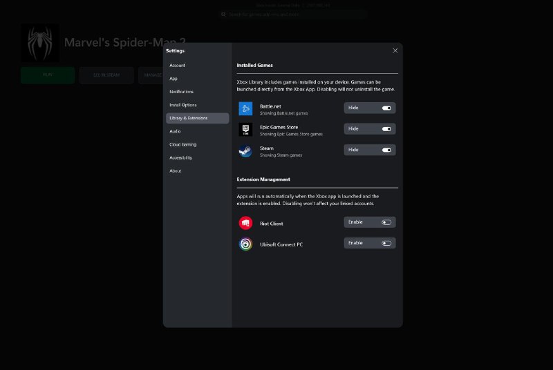 微软的PC端 Xbox 应用现在已经可以显示 Steam、Epic 等平台的游戏了微软希望自家软件成为 Windows 上主要的 PC 游戏启动器
