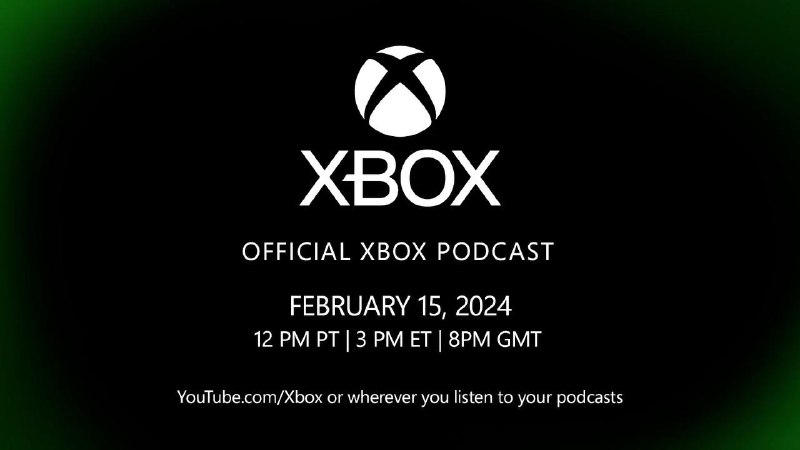 微软将于16日凌晨4点(北京时间)分享Xbox业务更新动向可以在YouTube官方频道或其他博客平台收听🗒 标签: #微软 #Xbox📢 频道: @GodlyNews1🤖 投稿: @GodlyNewsBot